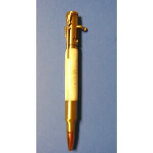 Hand Made Antler & Gold Tone  Ink Custom Pen
